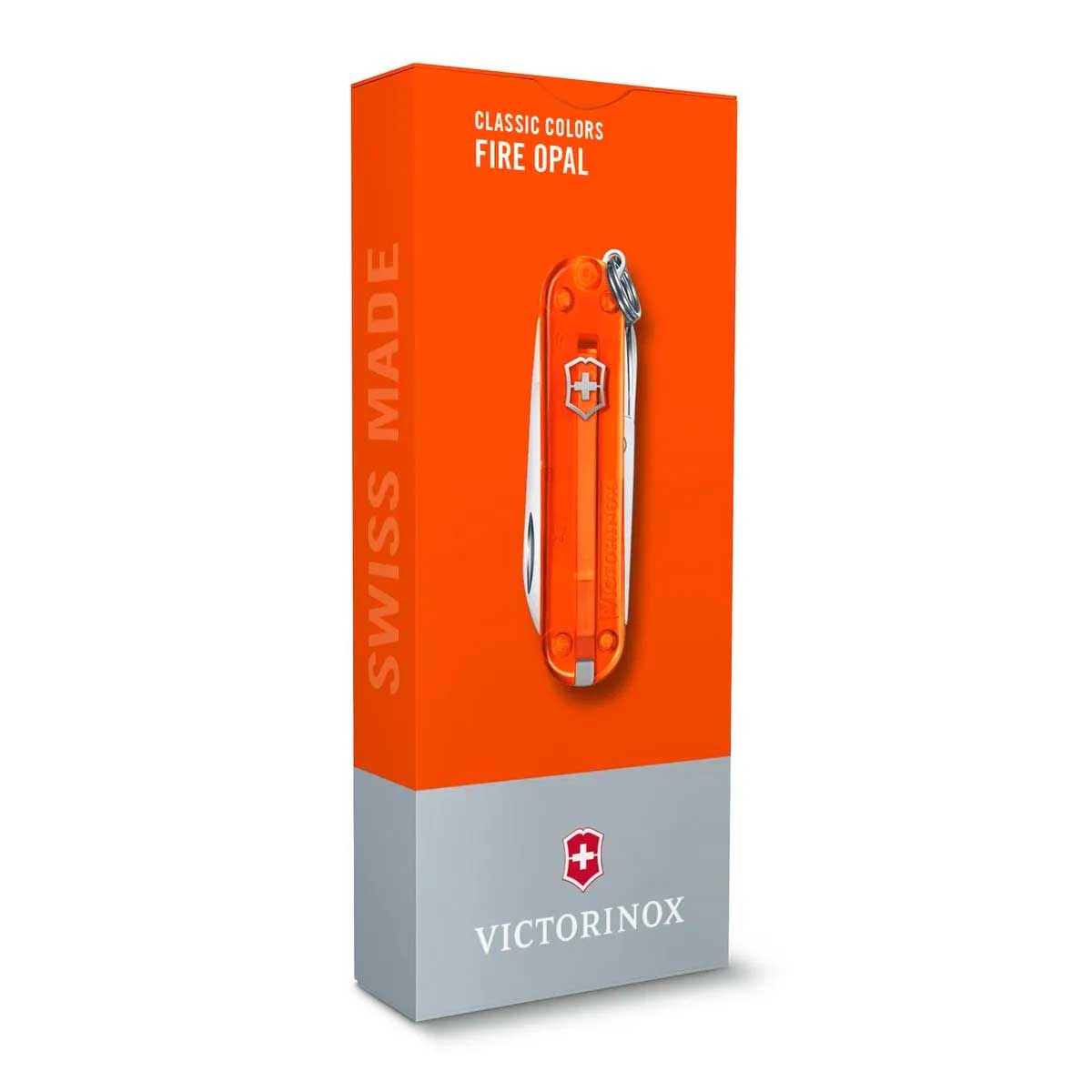 Canivete Victorinox Classic SD Colors - Fire Translúcido 0.6223.T82G *7 Funções