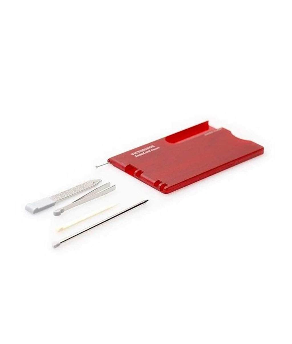 Swiss Card Lite Vermelho Translúcido - 0.7100.T *11Funções