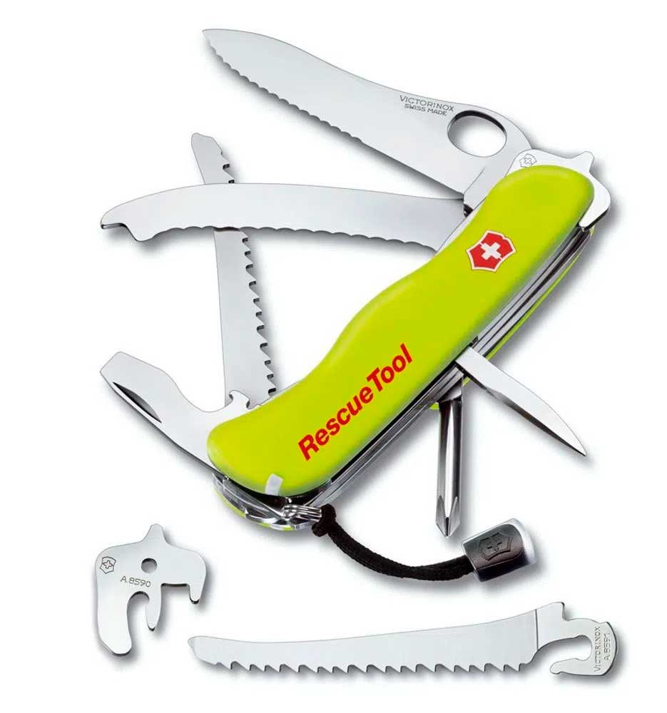 Canivete Victorinox Multi Ferramenta Rescue Tool 0.8623.MWN *13 Funções
