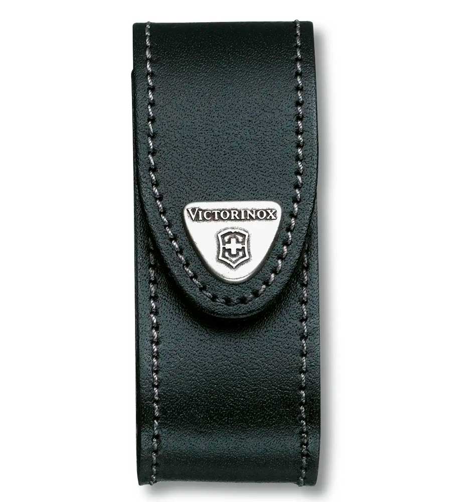 Bainha Victorinox para cinto feita em couro preta 4.0520.3