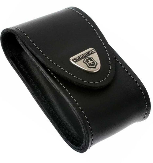 Bainha Victorinox para cinto feita em couro preta 4.0521.3 *Média