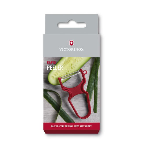 Descascador VICTORINOX RAPID, lâmina serrilhada - Vermelho