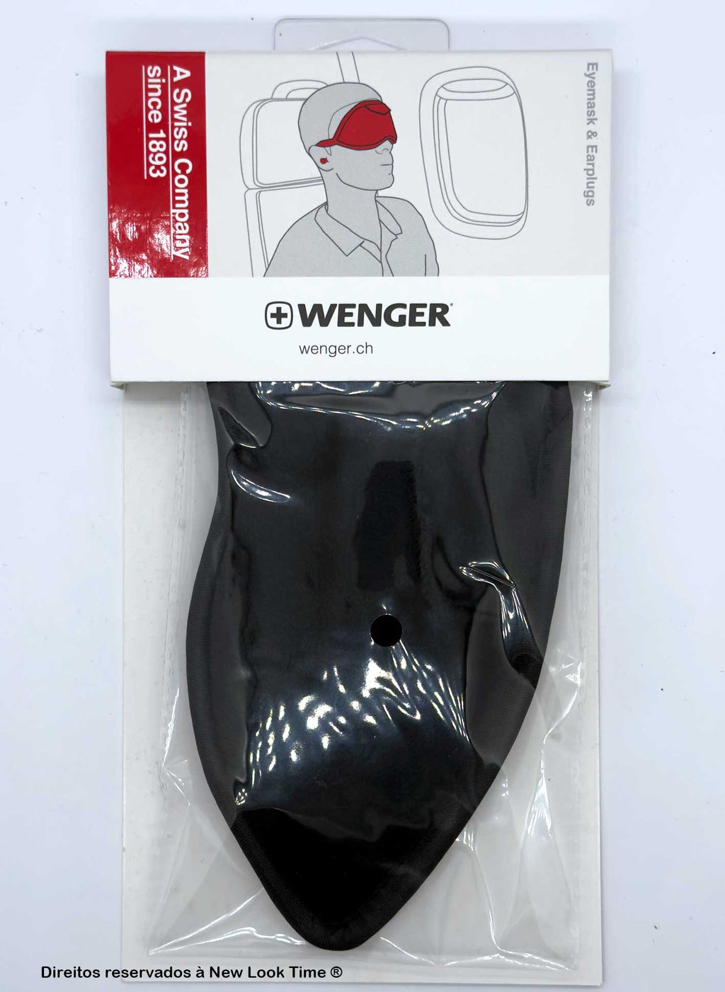 Conjunto De Máscara E Protetor De Ouvidos Wenger - Cinza