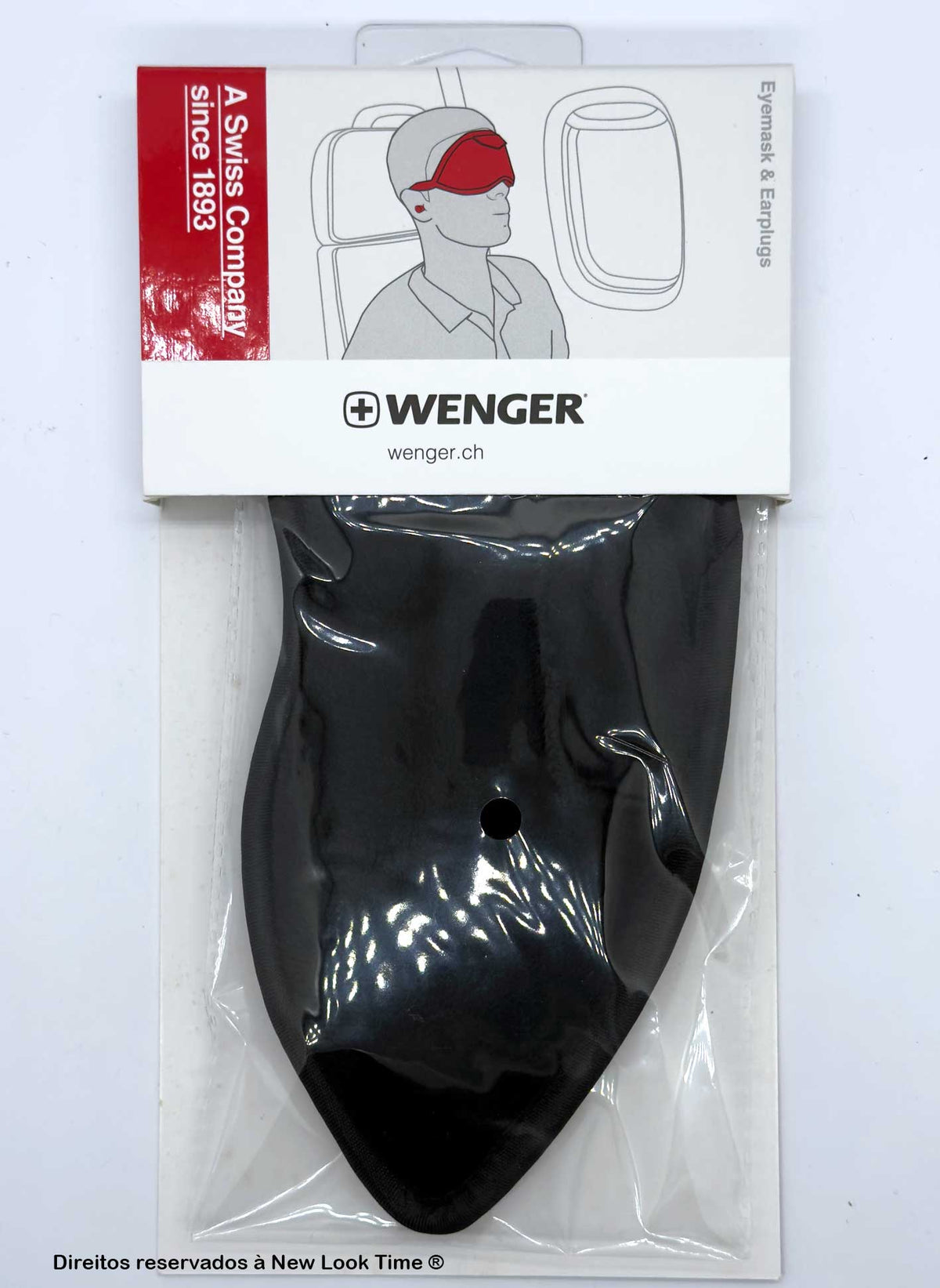 Conjunto De Máscara E Protetor De Ouvidos Wenger - Cinza