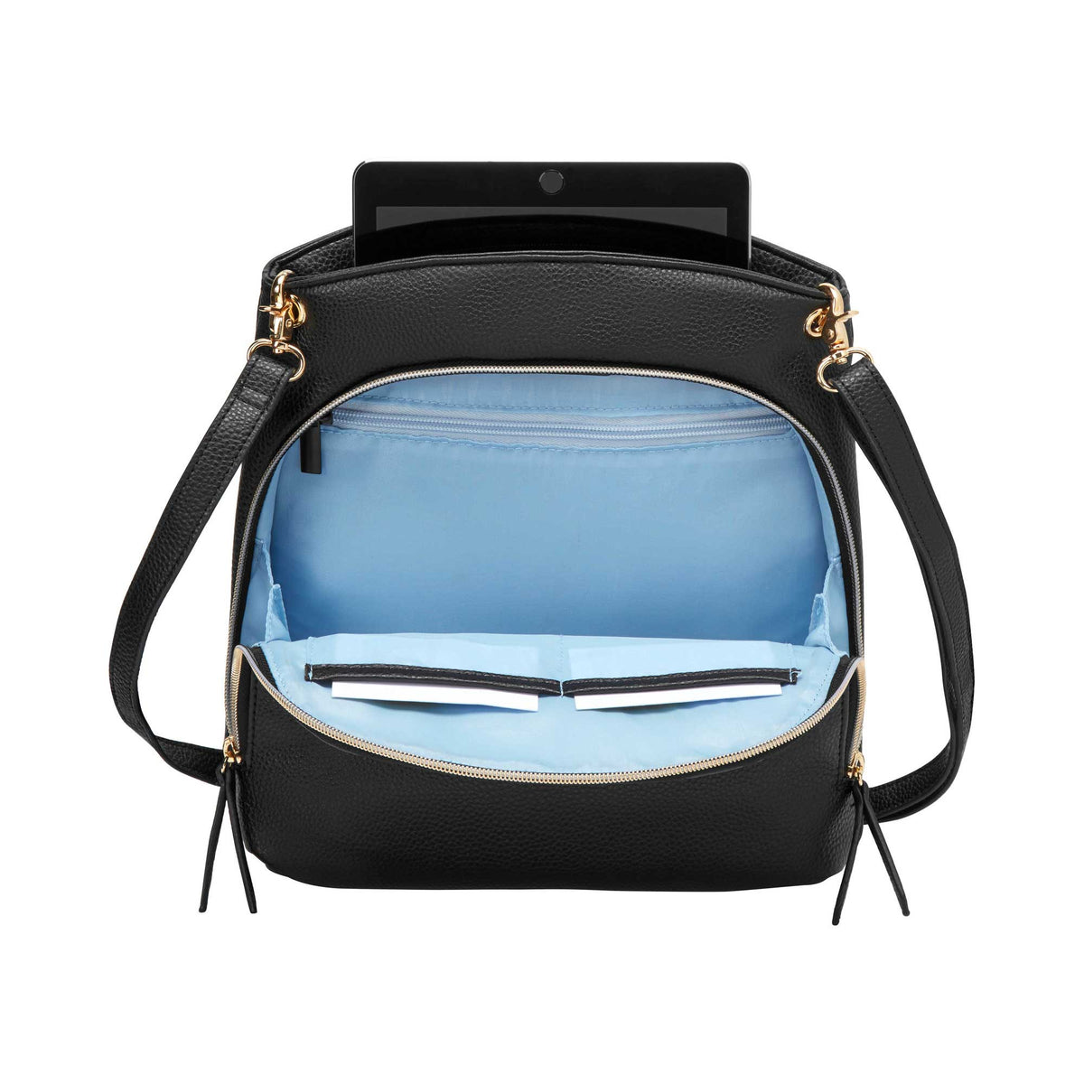 Bolsa Feminina WENGER LeaSophie Preta 610189 *6 Litros