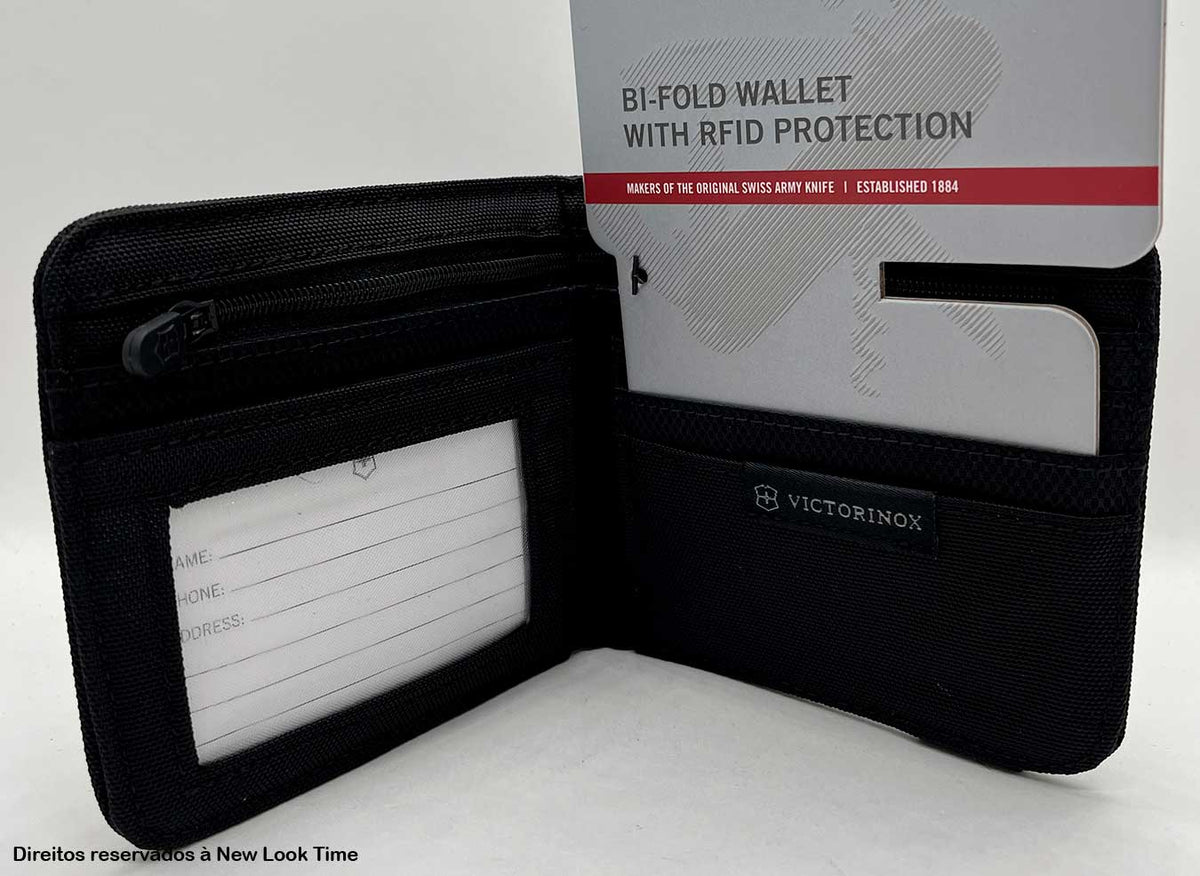 Carteira Victorinox Bi-Fold Nylon com proteção RFID 610396