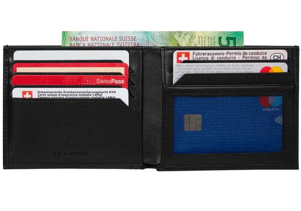 Carteira Victorinox Altius Alox Bi-Fold Preta - 611570