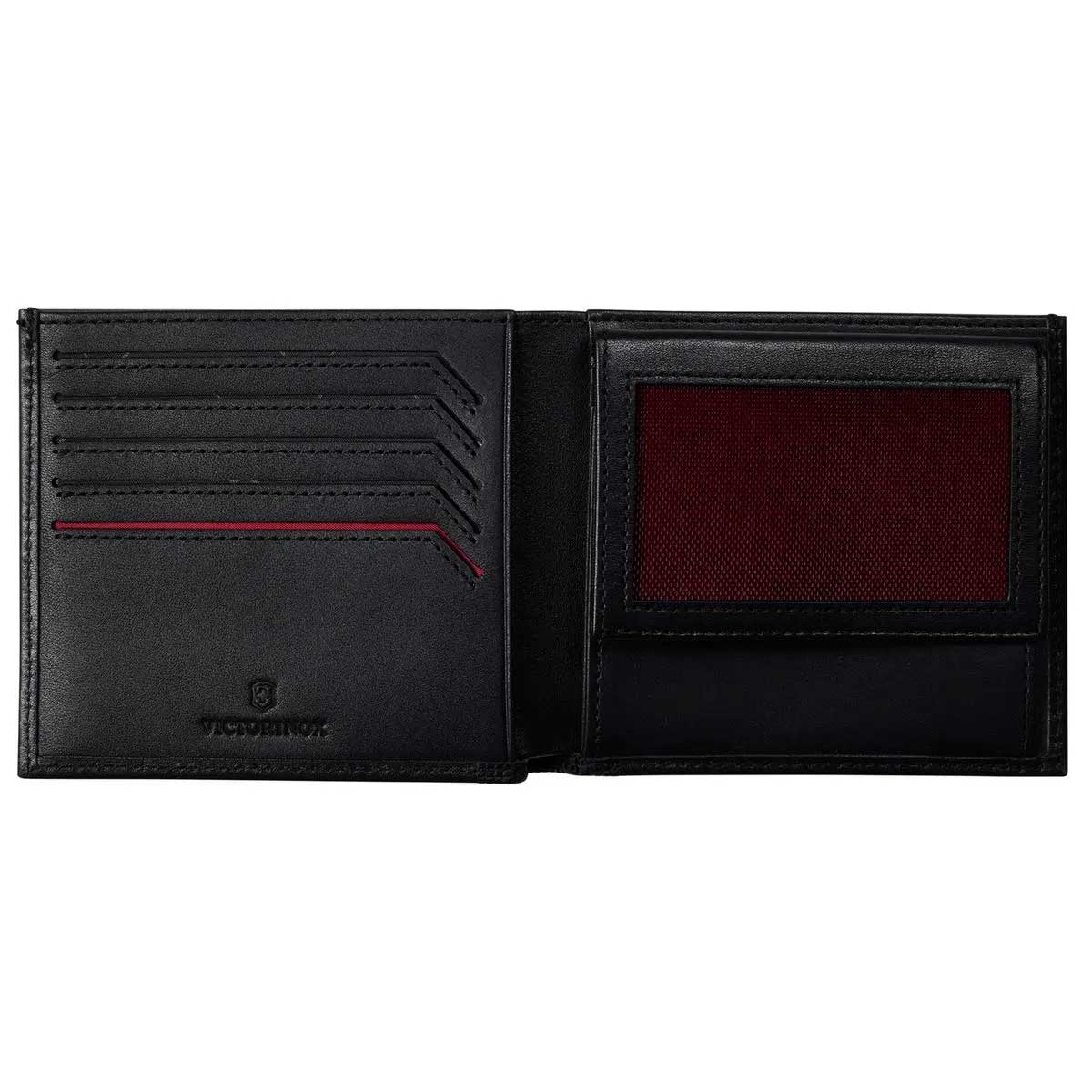 Carteira Victorinox Altius Alox Deluxe Bi-Fold Preta 611571 *RFID
