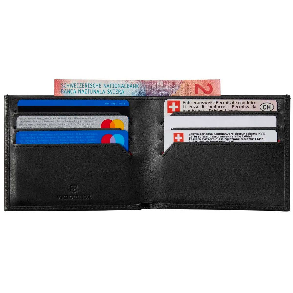 Carteira Victorinox Altius Alox Slim Bi-Fold Preta 611573