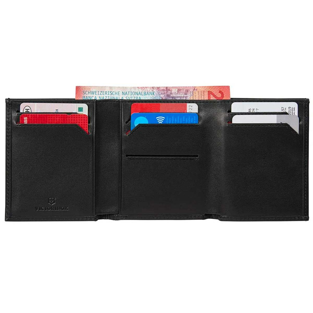 Carteira Victorinox Altius Alox Tri-Fold Preta 611574 *RFID