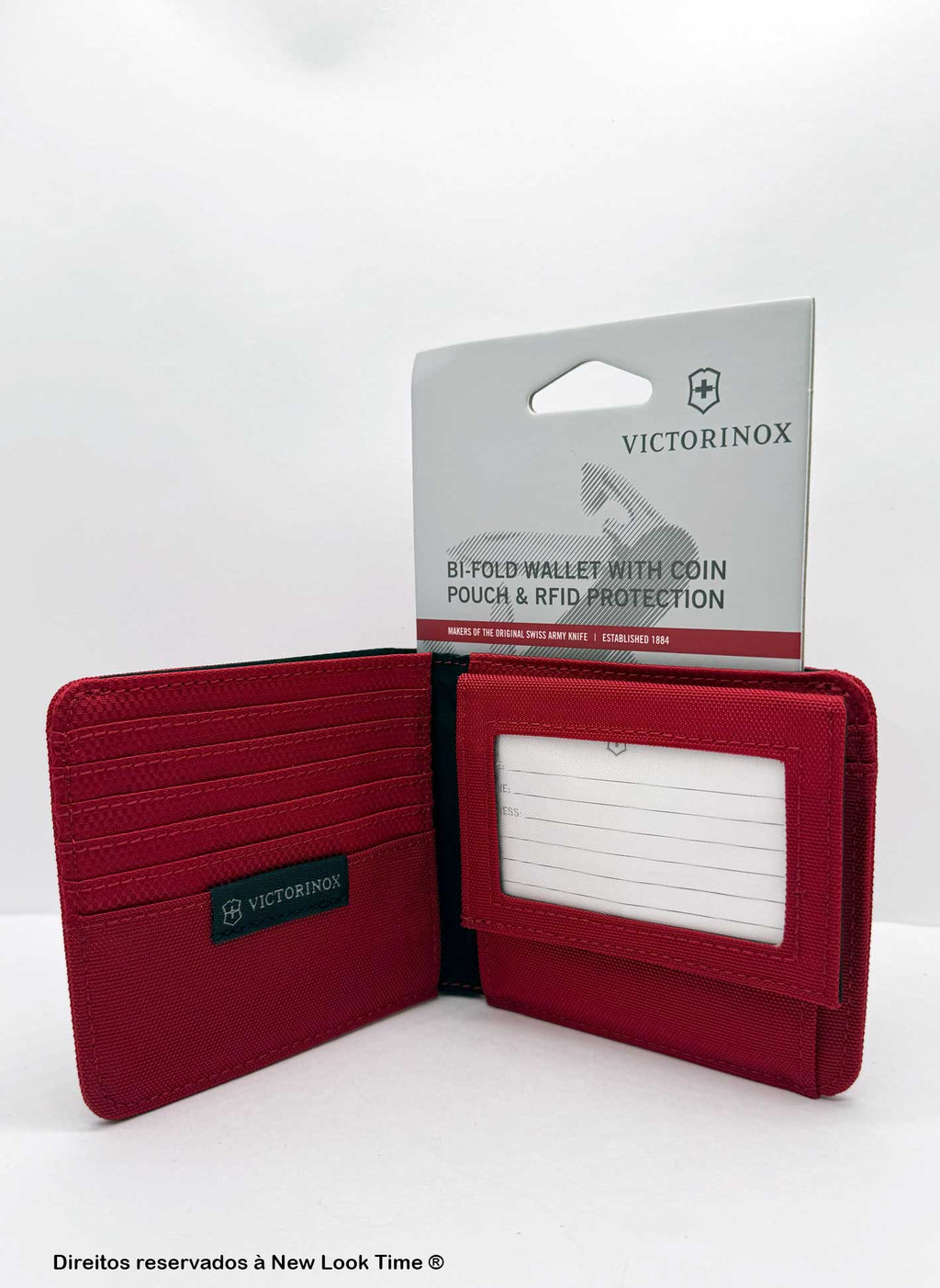 Carteira Victorinox Bi-Fold - Porta Cartões e Moedas - Vermelho 611972