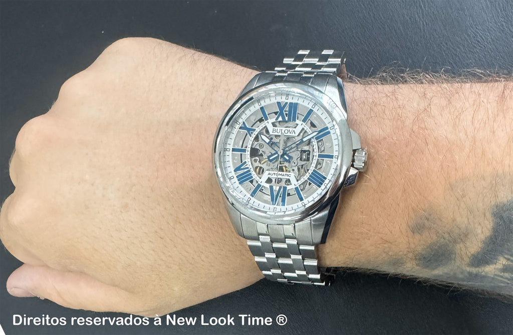 Relógio BULOVA Automático Sutton Skeleton 96A187