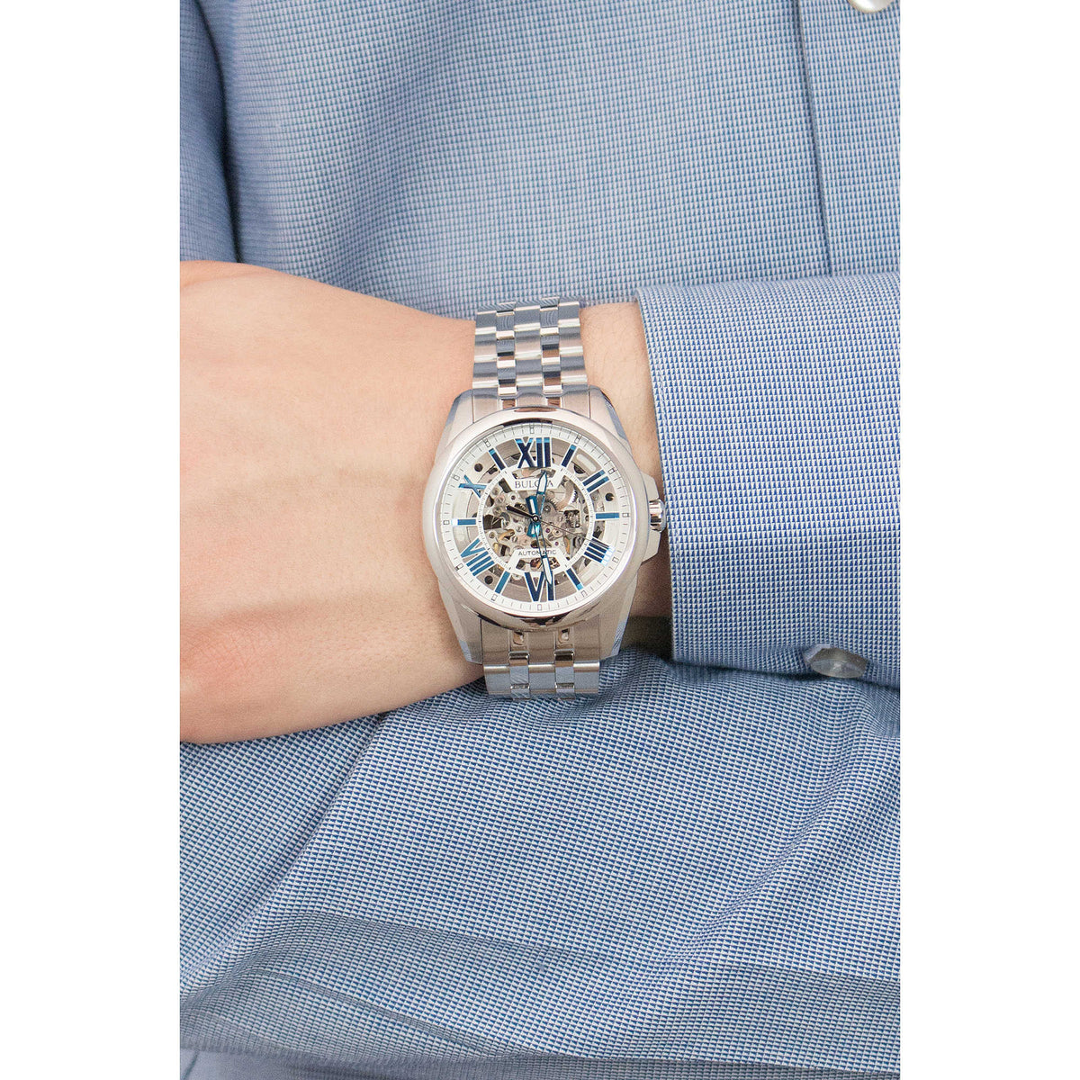 Relógio BULOVA Automático Sutton Skeleton 96A187