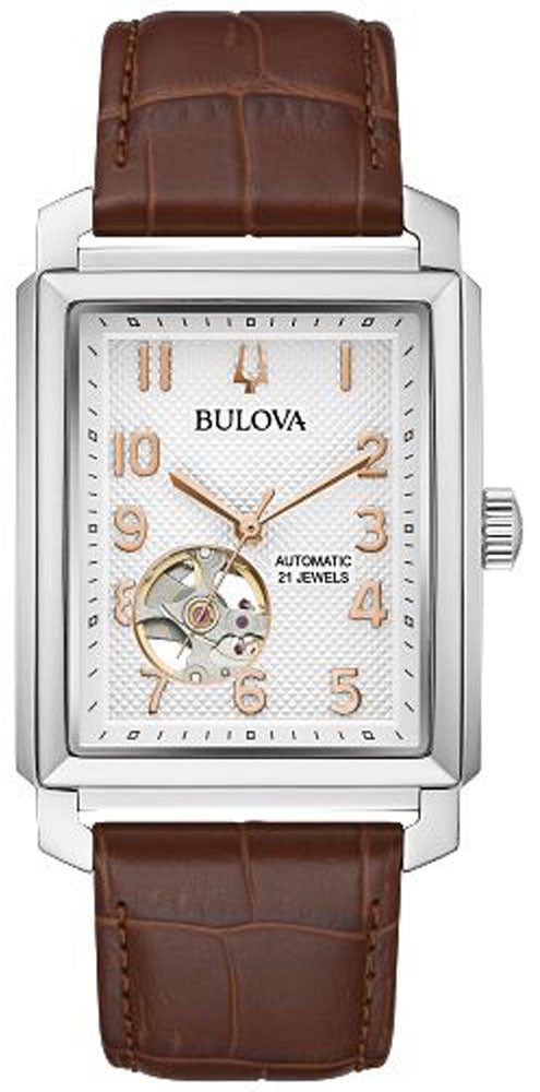 Relógio BULOVA Automático Tank Heartbeat 96A268