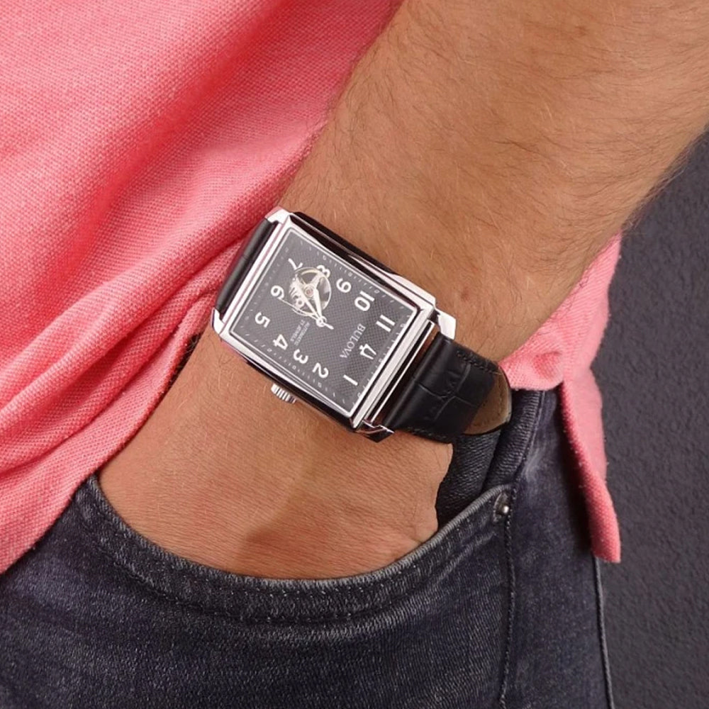 Relógio BULOVA Automático Tank Heartbeat 96A269