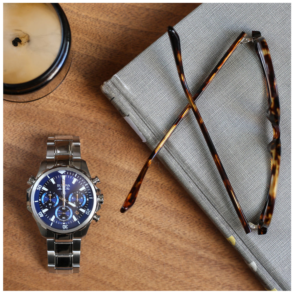 Relógio BULOVA Masculino Marine Star Cronógrafo 96B256