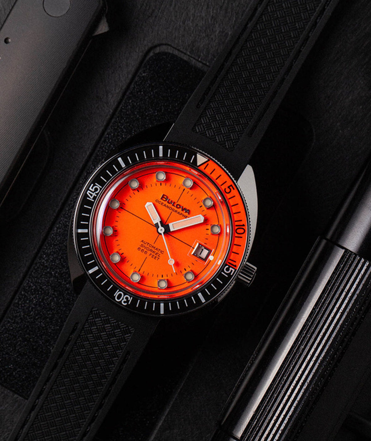 Relógio BULOVA Masculino Automático Oceanographer 96B350