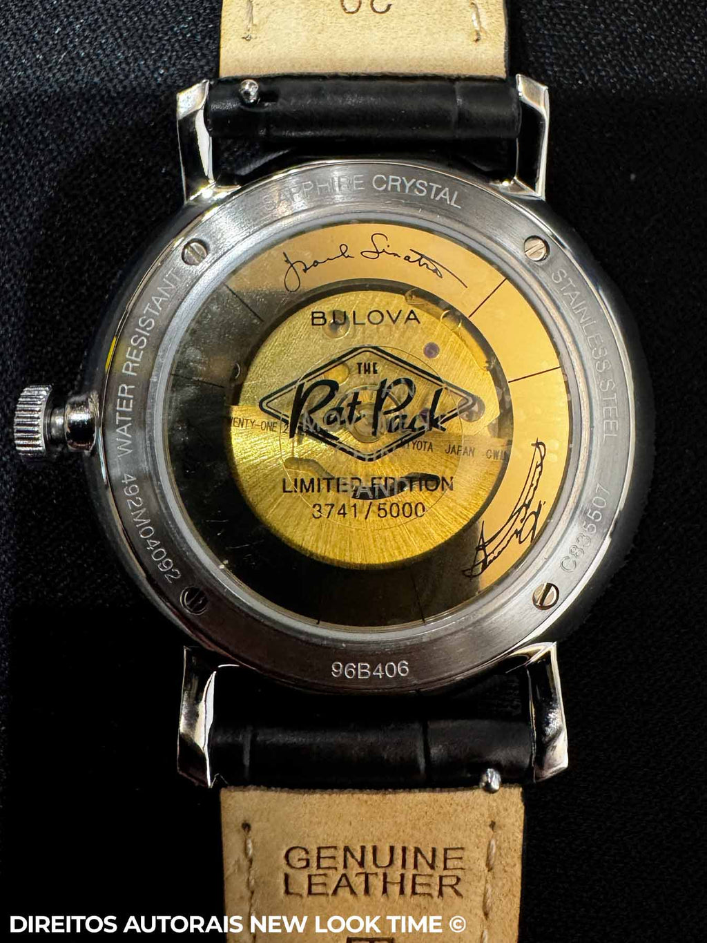 Relógio BULOVA Frank Sinatra Automático 96B406 *The Rat Pack