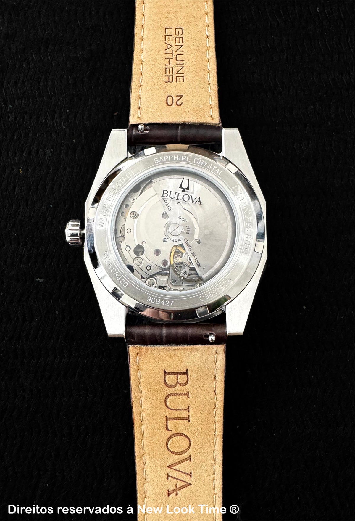 Relógio BULOVA Automático Surveyor 96B427 *Safira