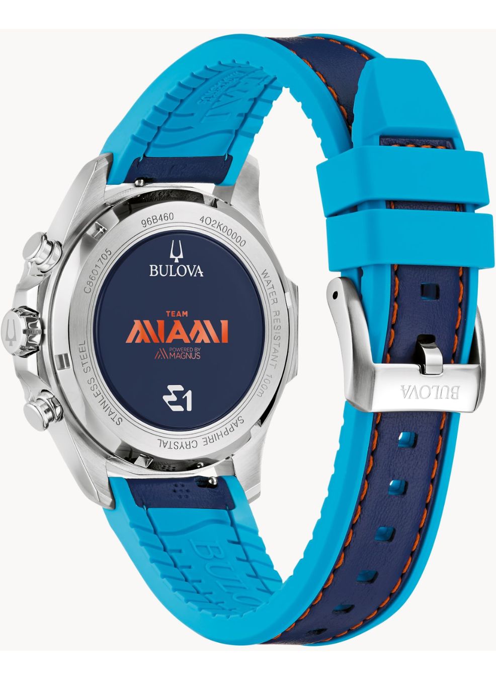 Relógio BULOVA Masculino Marine Star Cronógrafo 96B460 *E1 Team Miami