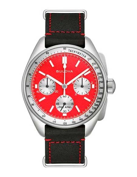 Relógio BULOVA Lunar Pilot 96K115 *Safira 262kHz