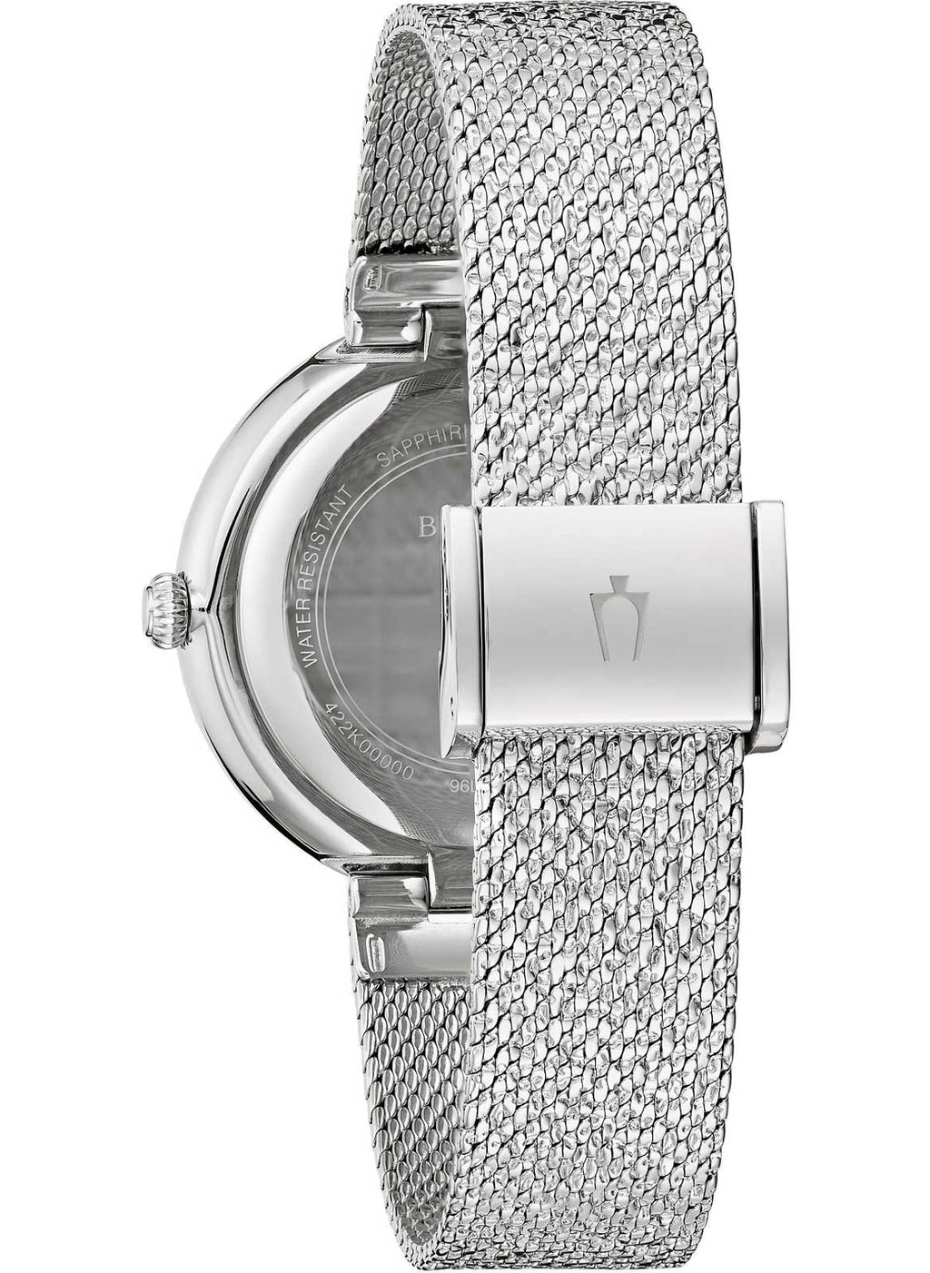 Relógio BULOVA Feminino Crystal Champagne 96L329 *Safira com 103 Cristais Austríacos