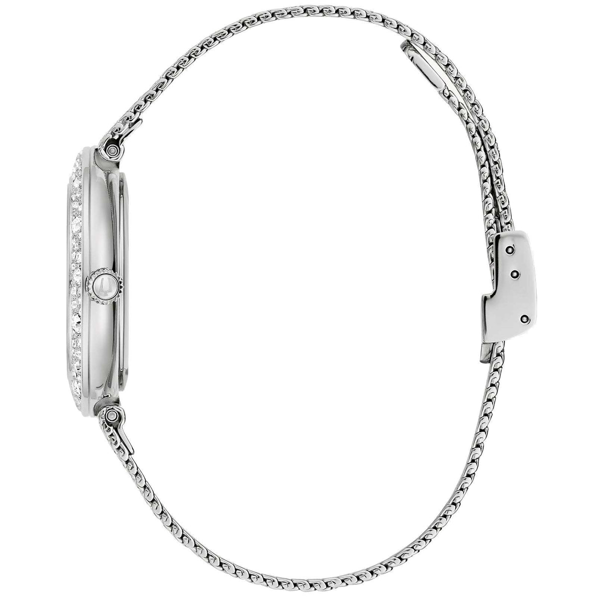 Relógio BULOVA Feminino Crystal Champagne 96L329 *Safira com 103 Cristais Austríacos