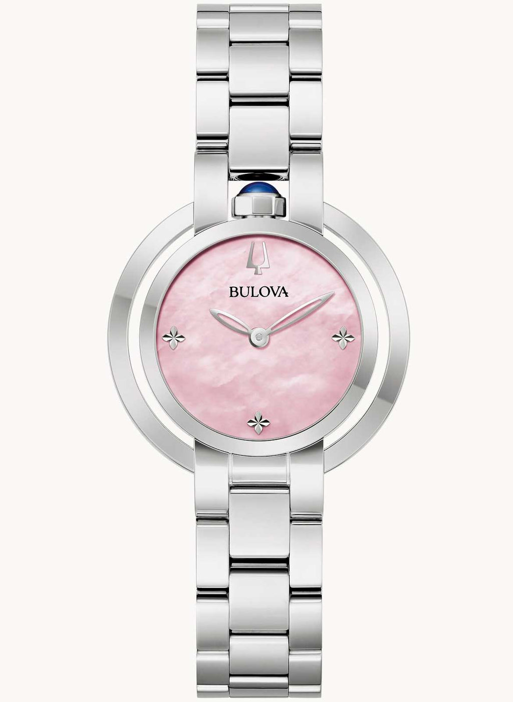 Relógio BULOVA Feminino Rubaiyat 96L338 *Diamantes e Safira