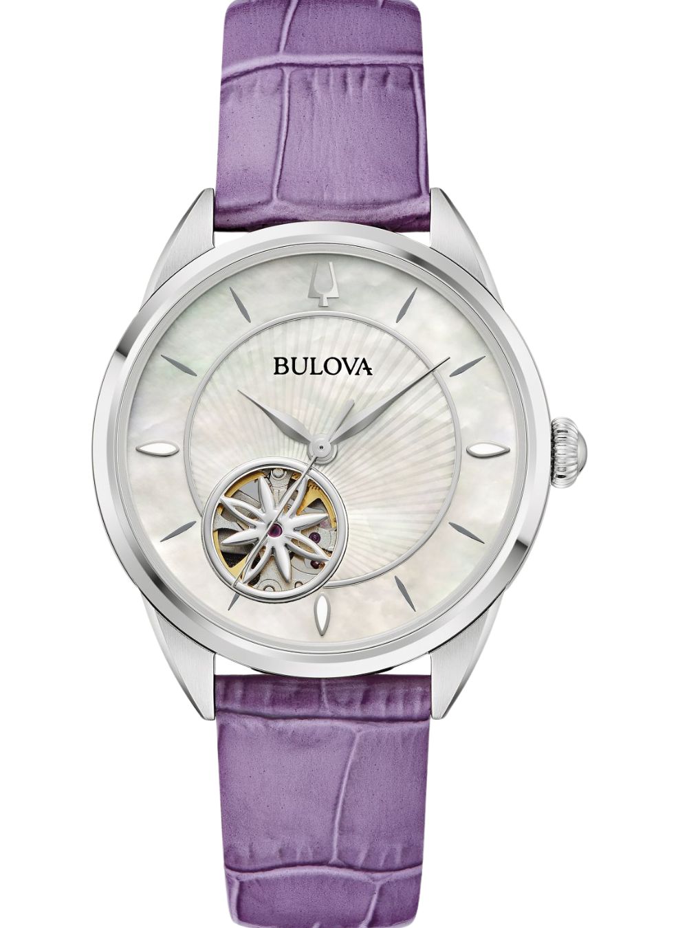 Relógio BULOVA Feminino Automático Sutton 96L339 *Safira