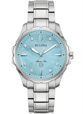 Relógio BULOVA Feminino Marine Star 96P248 *Diamantes e Safira