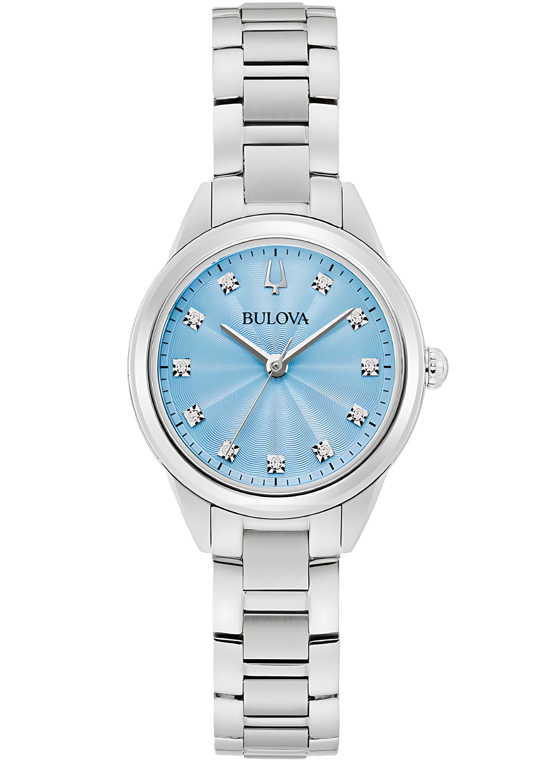 Relógio BULOVA Feminino Sutton 96P250 *Diamantes e Safira