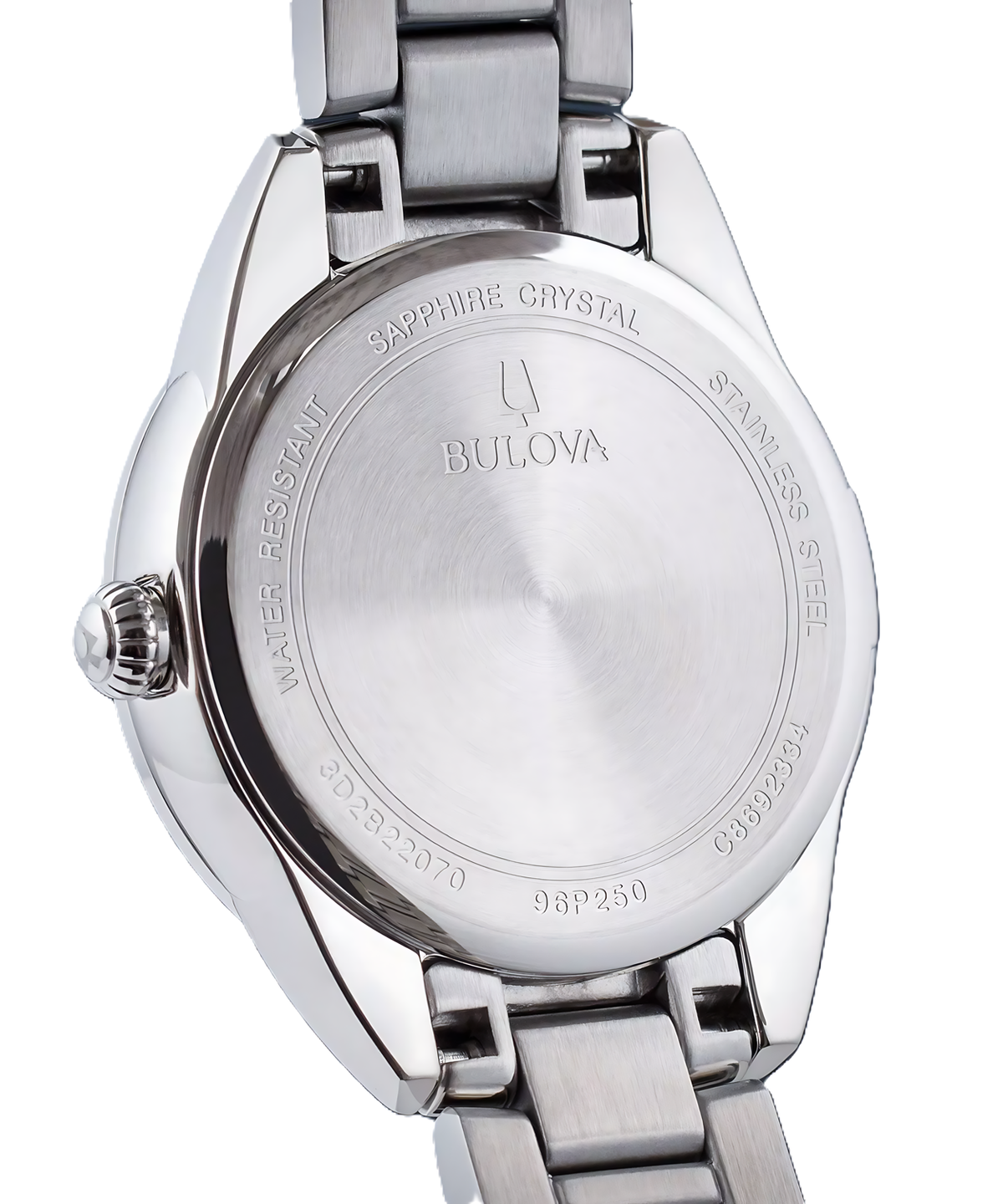 Relógio BULOVA Feminino Sutton 96P250 *Diamantes e Safira
