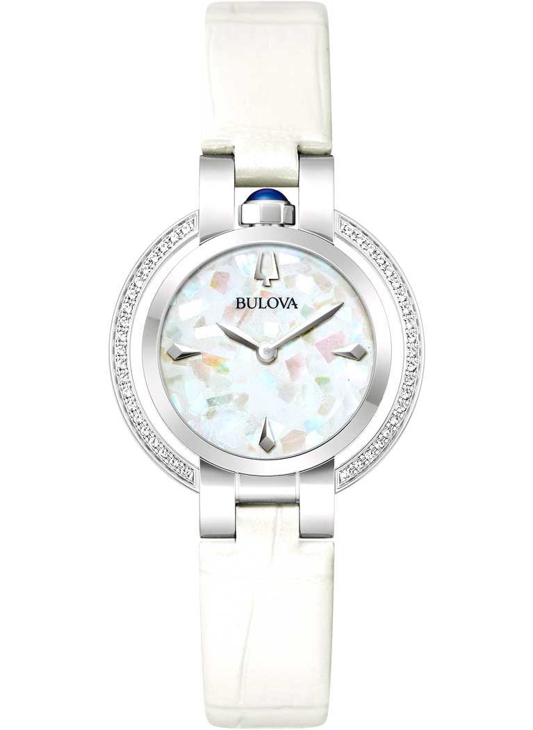 Relógio BULOVA Feminino Rubaiyat Winter 96R254 *Diamantes e Safira