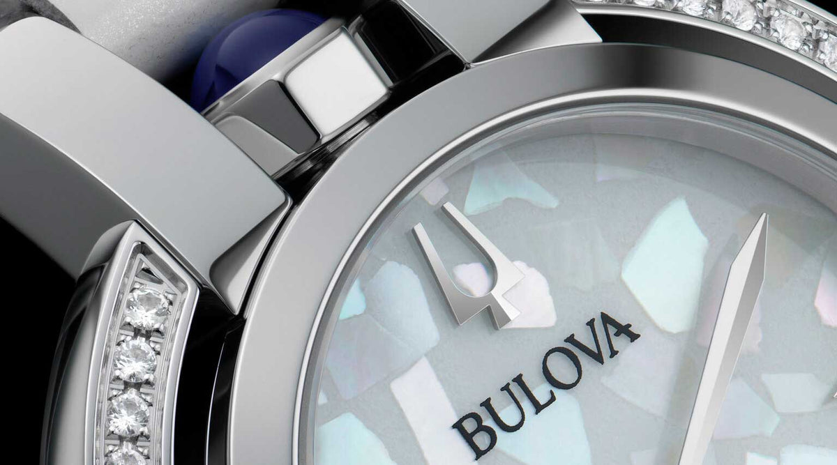 Relógio BULOVA Feminino Rubaiyat Winter 96R254 *Diamantes e Safira