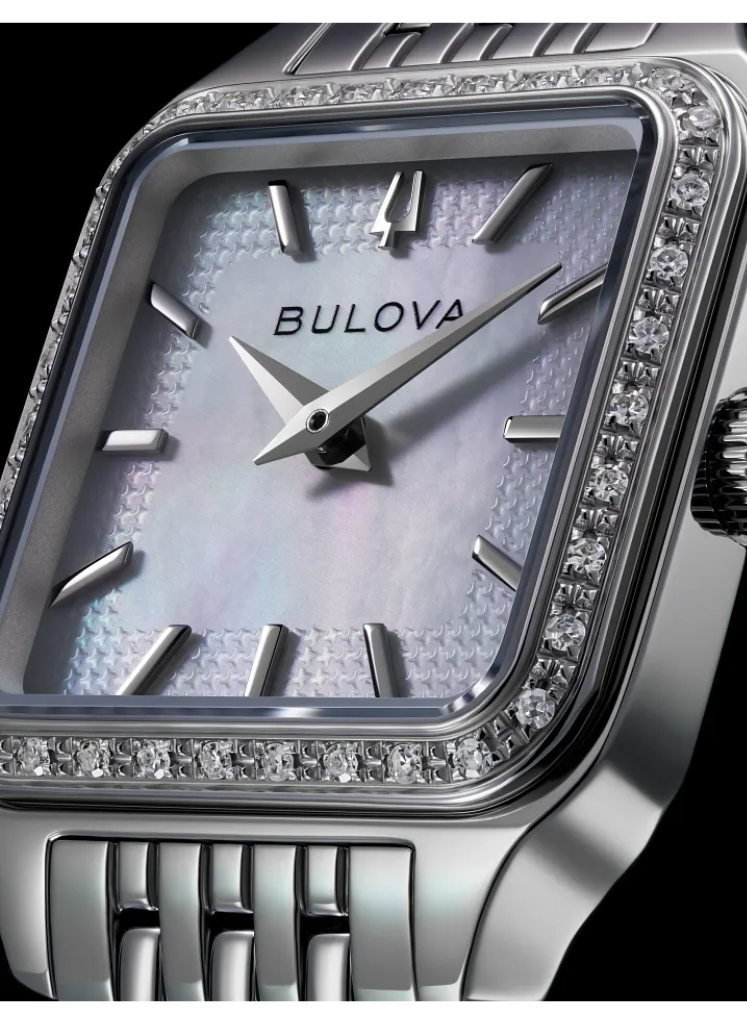 Relógio BULOVA Feminino Sutton 96R256 *Diamantes e Safira