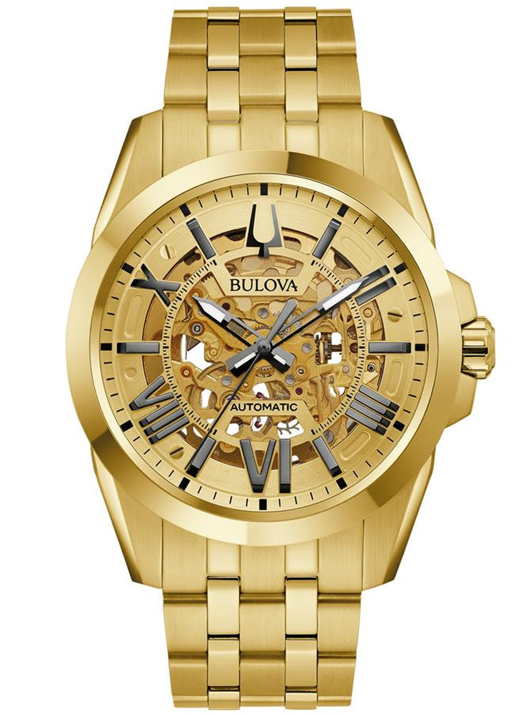 Relógio BULOVA Masculino Automático Sutton Skeleton 97A162