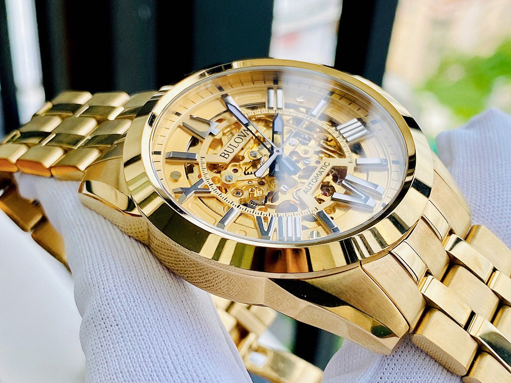 Relógio BULOVA Masculino Automático Sutton Skeleton 97A162