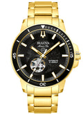 Relógio BULOVA Masculino Automático Marine Star 97A174 *Heartbeat