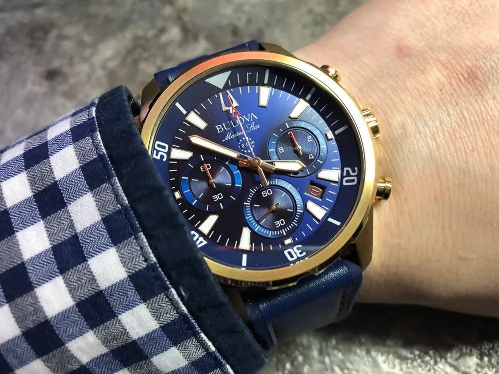 Relógio BULOVA Masculino Marine Star Cronógrafo 97B168