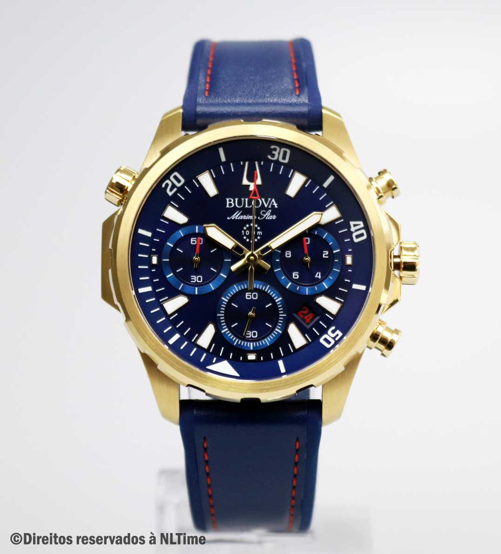 Relógio BULOVA Masculino Marine Star Cronógrafo 97B168