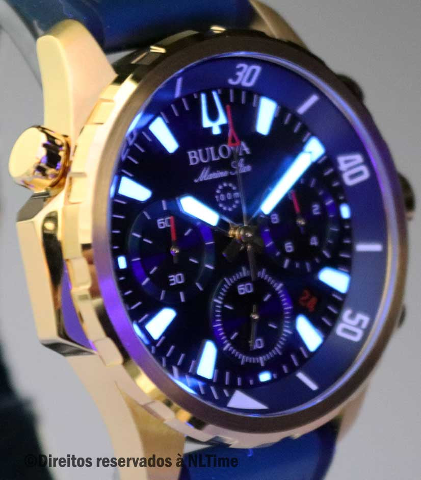 Relógio BULOVA Masculino Marine Star Cronógrafo 97B168