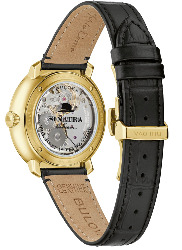Relógio BULOVA Frank Sinatra Corda Manual 97B195 *The Best Is Yet To Come