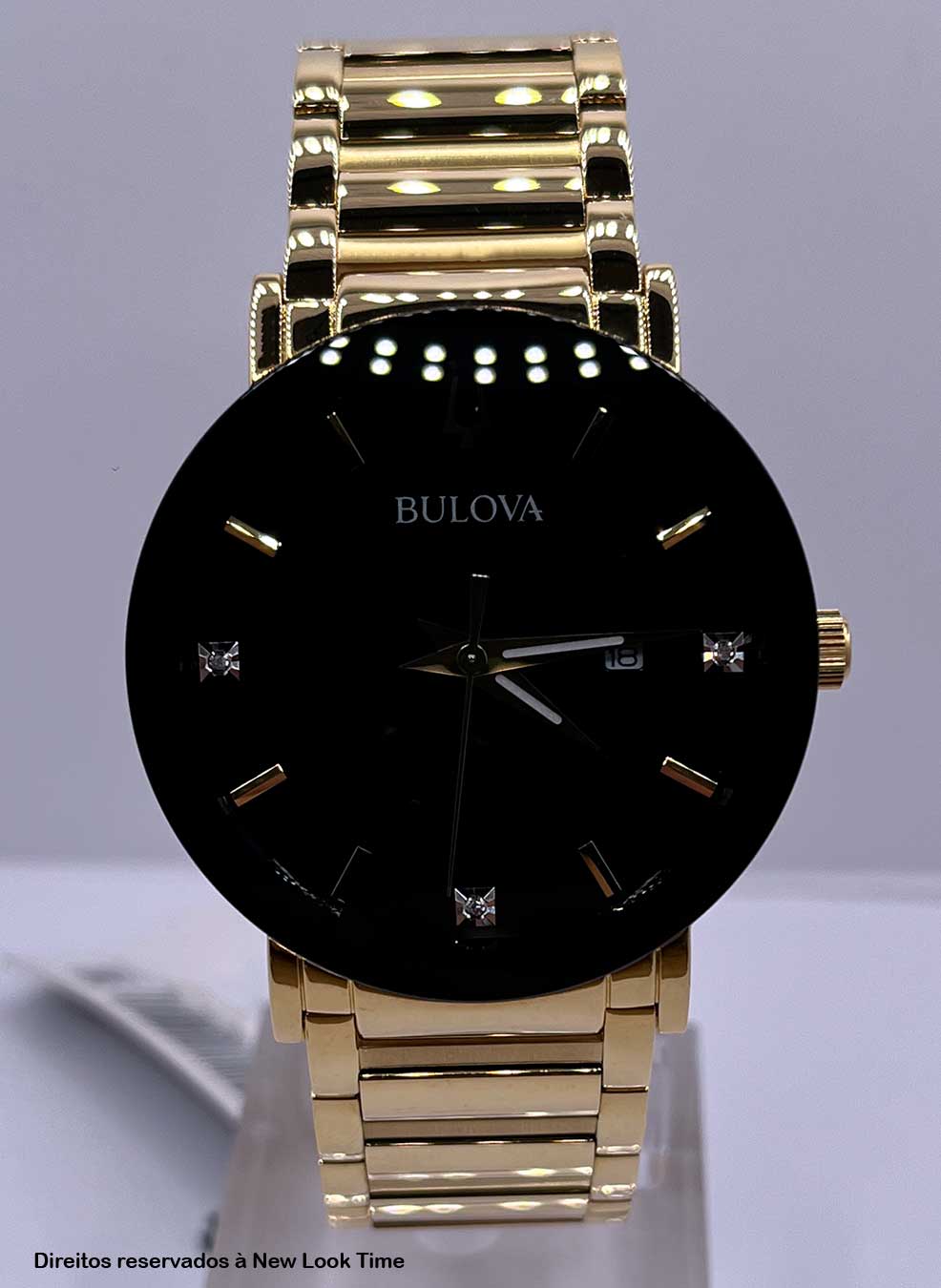 Relógio BULOVA Masculino Modern 97D116 *Diamantes