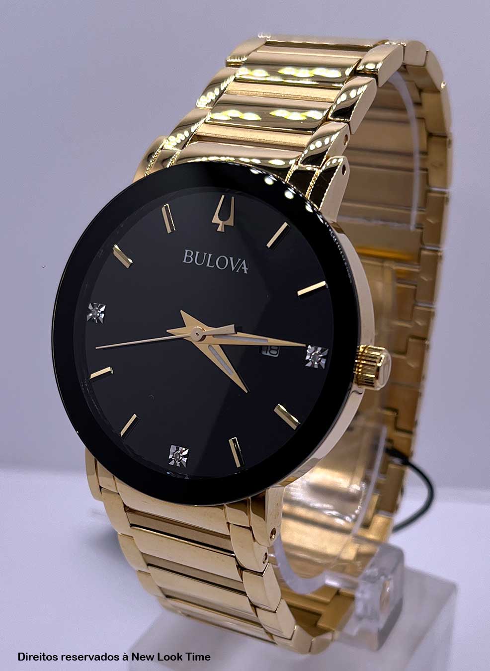 Relógio BULOVA Masculino Modern 97D116 *Diamantes