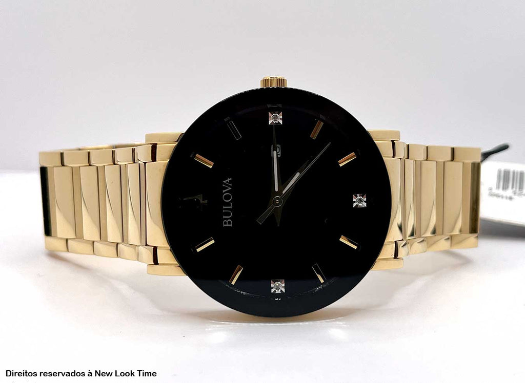 Relógio BULOVA Masculino Modern 97D116 *Diamantes