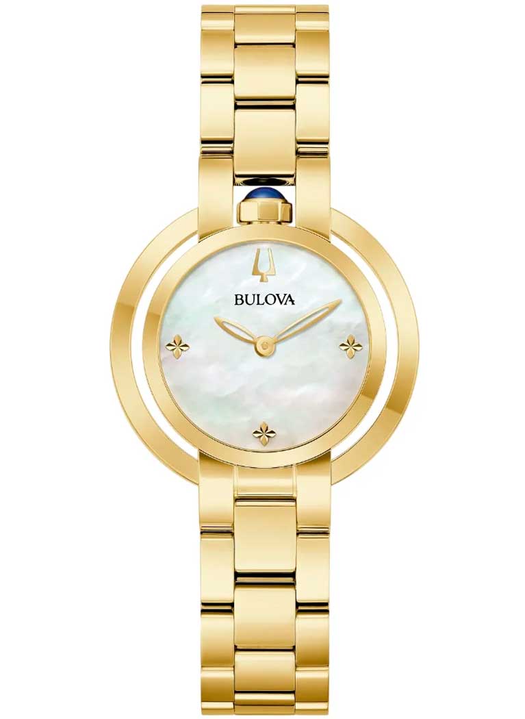 Relógio BULOVA Feminino Rubaiyat 97L181 *Diamantes e Safira