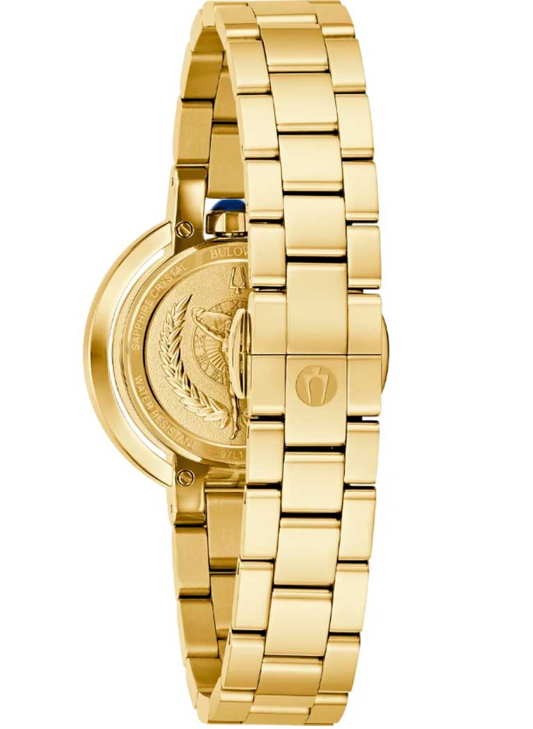Relógio BULOVA Feminino Rubaiyat 97L181 *Diamantes e Safira