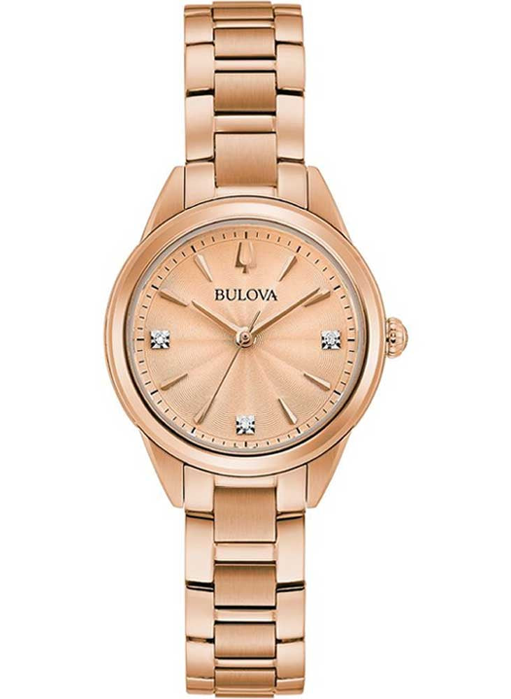 Relógio BULOVA Feminino Sutton 97P151 *Diamantes