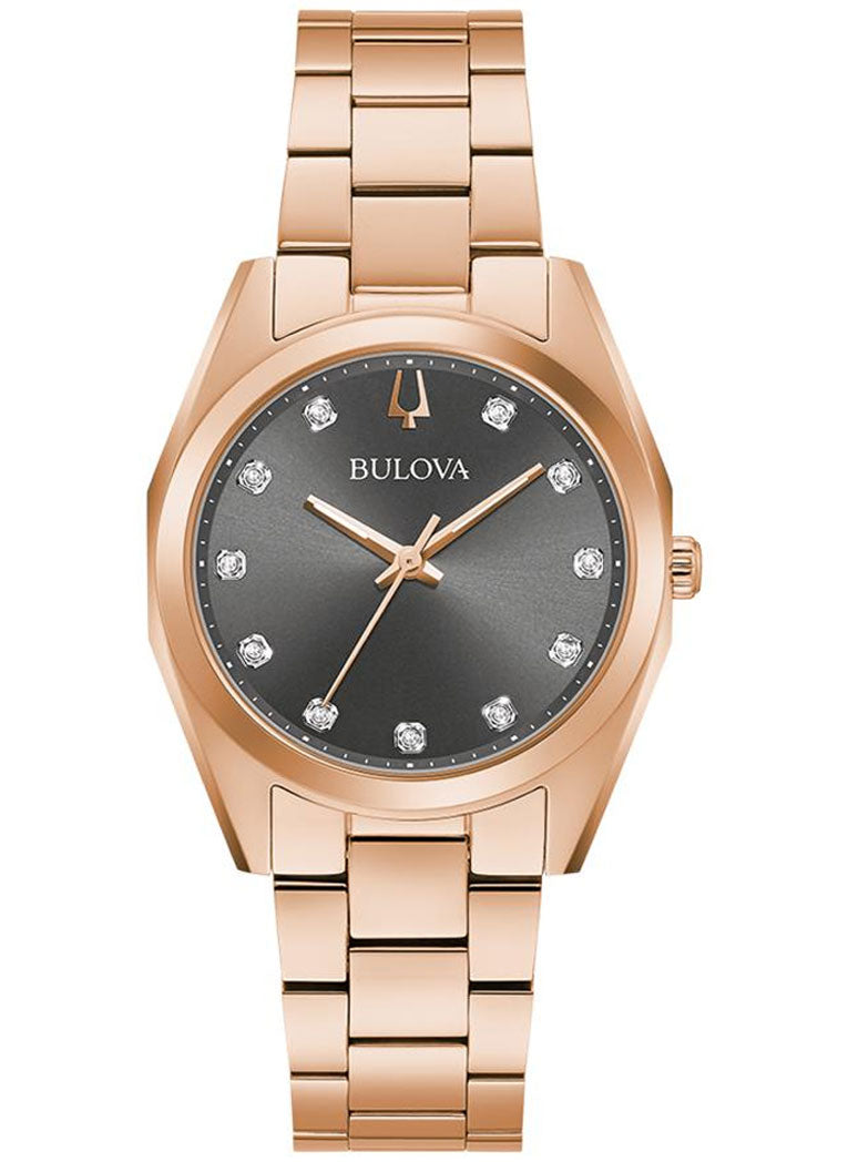 Relógio BULOVA Feminino Surveyor 97P156 *Diamantes