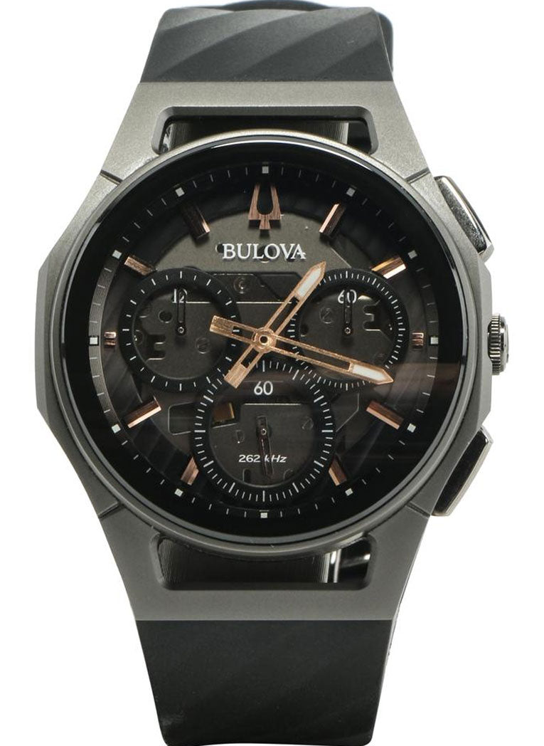 Relógio BULOVA Curv Precisionist Cronógrafo 98A162 *Titânio
